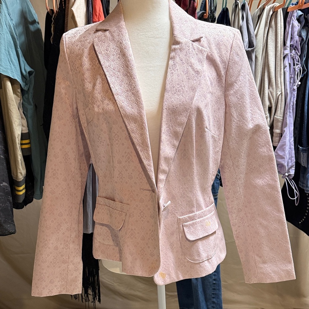 Chic Light Pink Women's Blazer